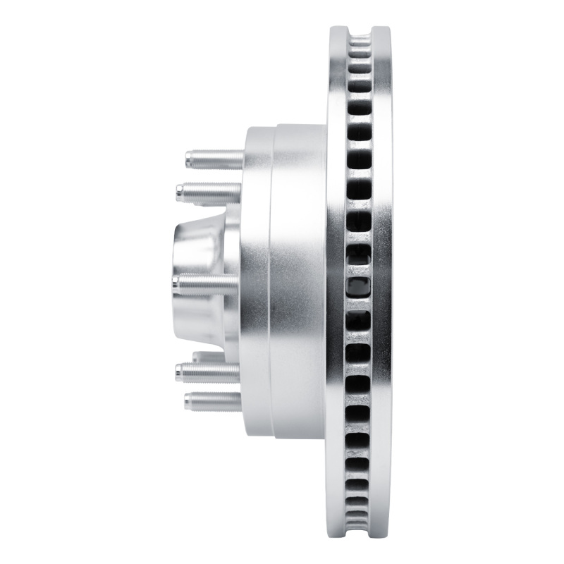 Ford E-150 Brake Rotor (1) - Front Left - R1 Concepts - Drilled & Slotted - Silver - `08-`25